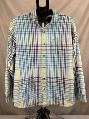 Tommy Bahama Rum Island Plaid Button Down Shirt - Multicolor‎ - XL